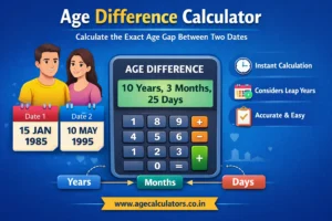 Age Difference Calculator – 7 Powerful & Easy Ways to Calculate Age Gap