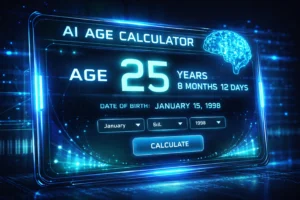 Powerful AI Age Calculator – How AI Calculates Exact Age from Date of Birth