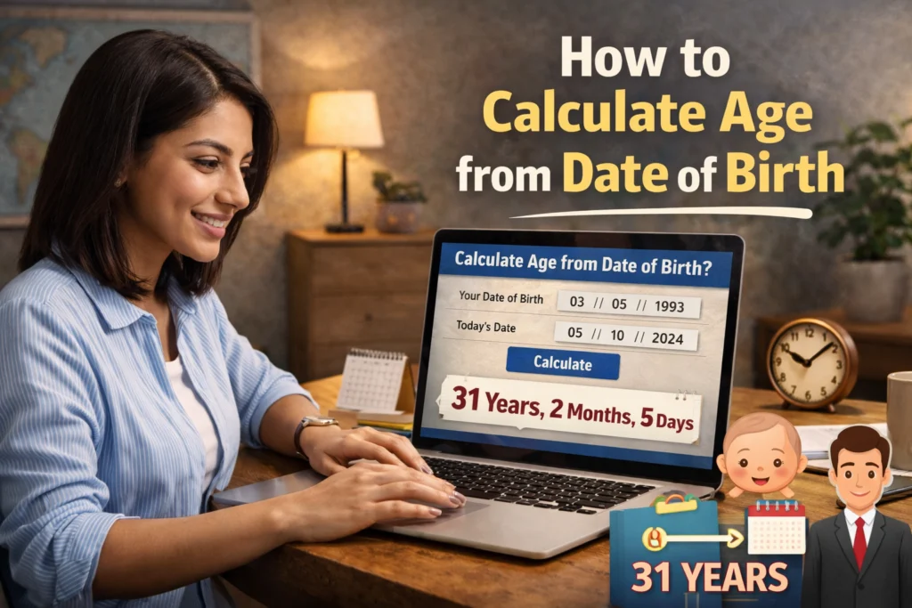 How to Calculate Age from Date of Birth (Step-by-Step Guide)