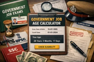 Check Government Exam Age Eligibility Using This Simple Age Calculator