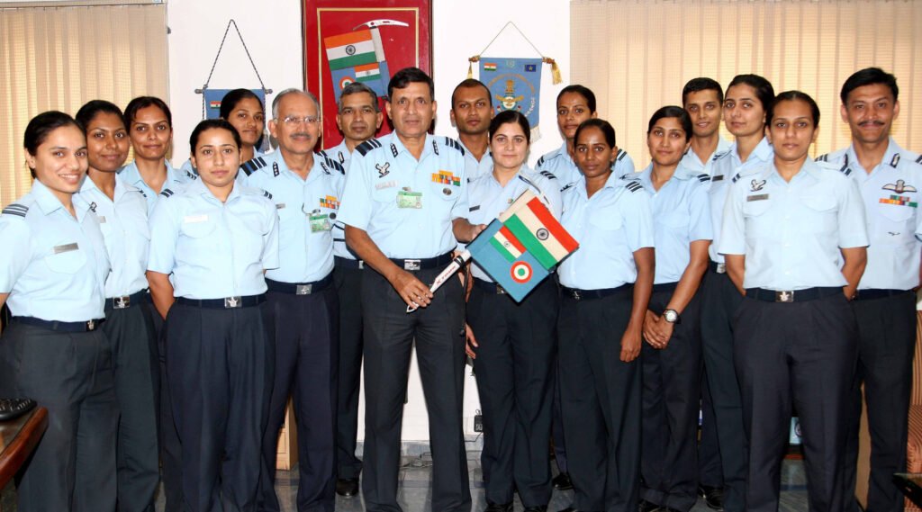 Women serving in the Indian Air Force