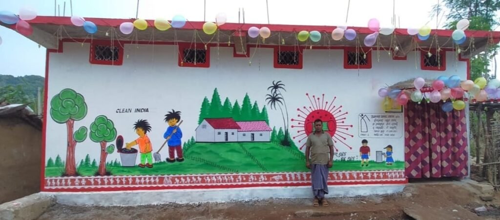 Completed rural houses in India