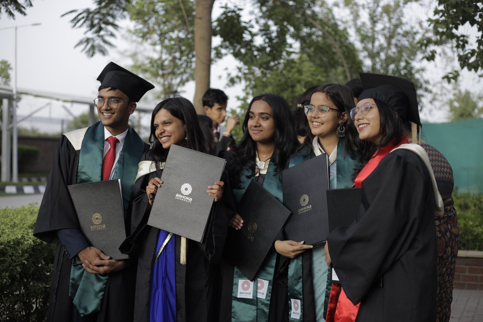 University students attending a graduation ceremony in India