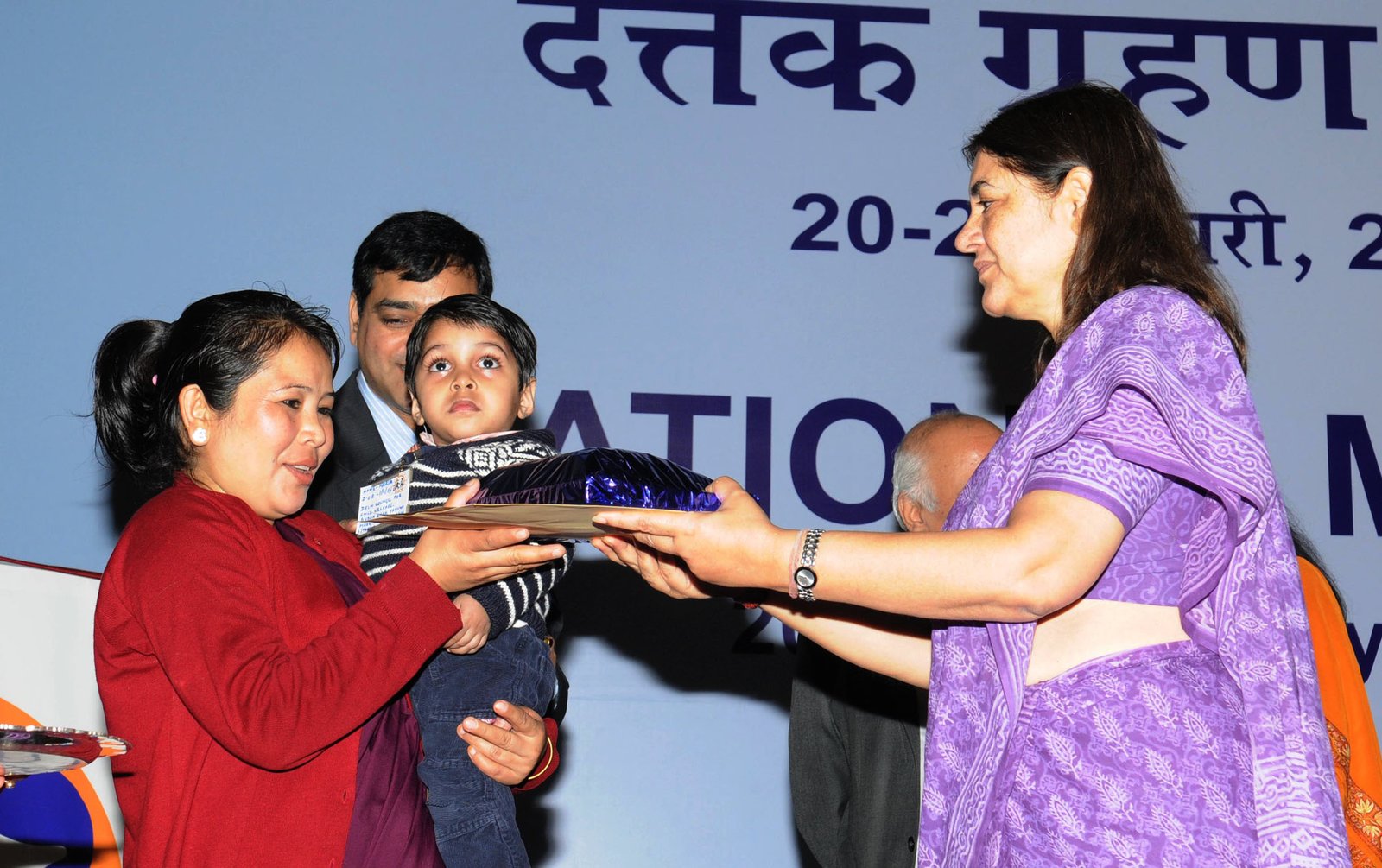 Children at an adoption home during a Central Adoption Resource Authority event in India