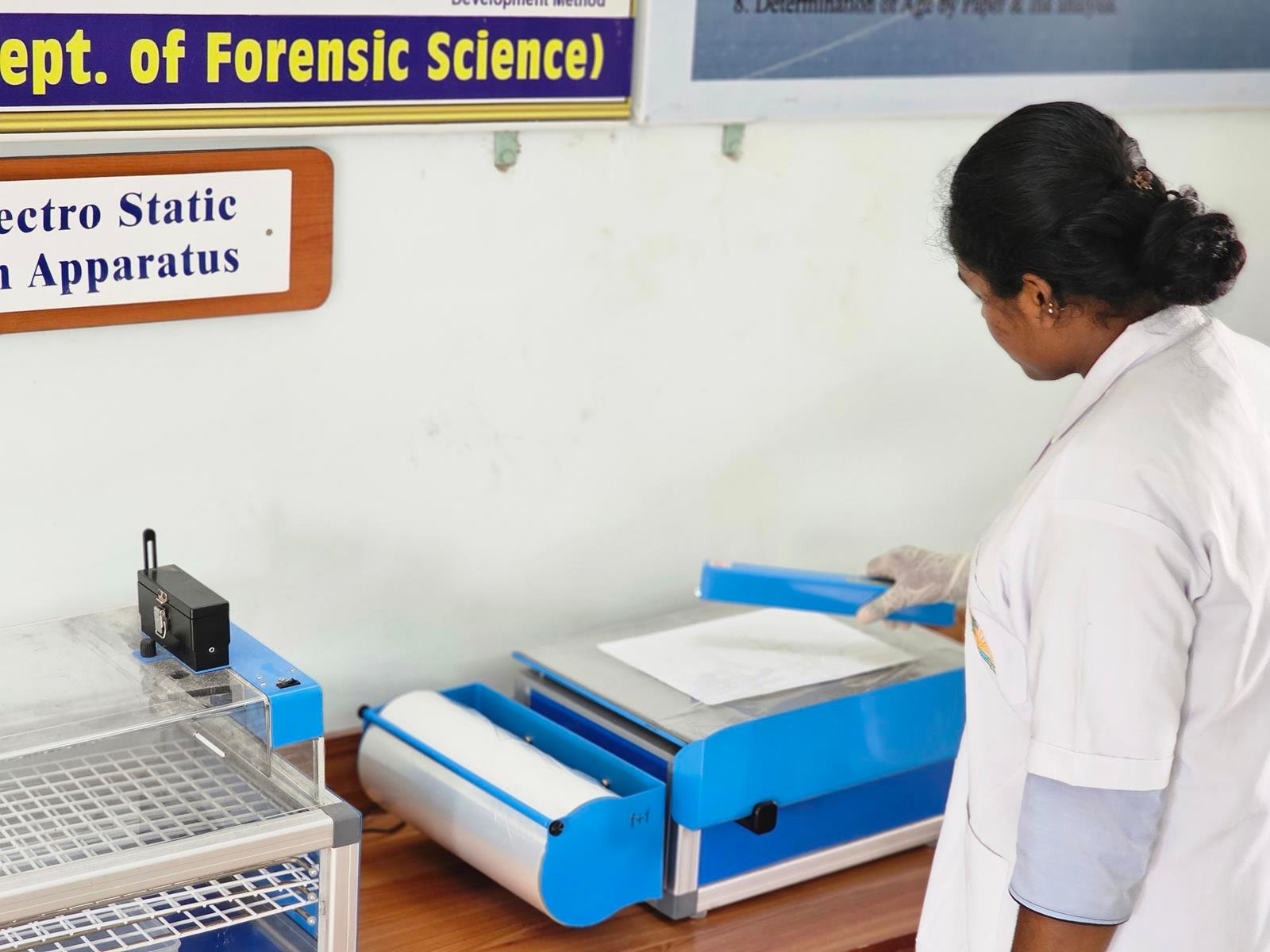 Forensic science laboratory equipment representing AP Scientific Assistant recruitment