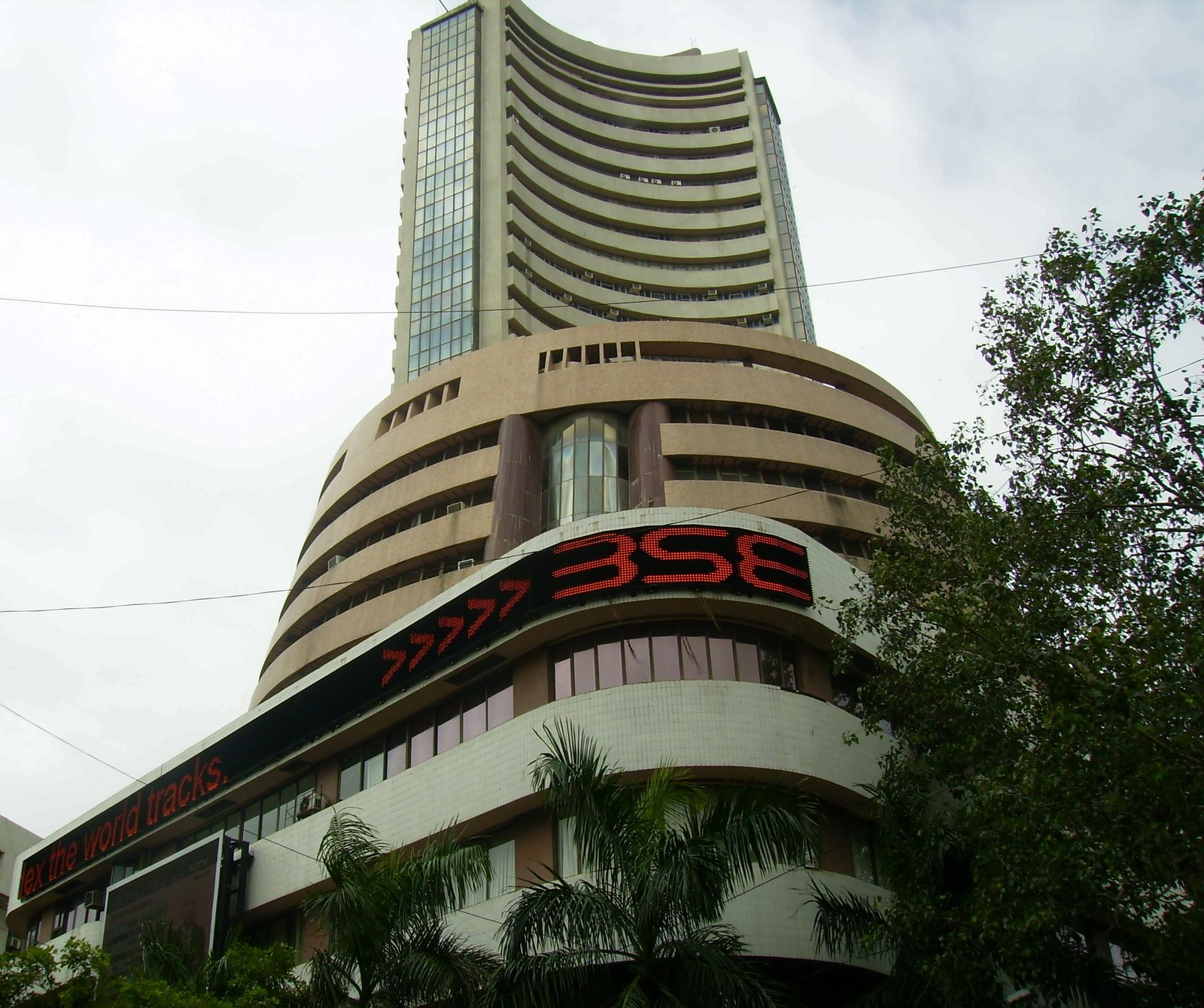 Bombay Stock Exchange building in Mumbai, India