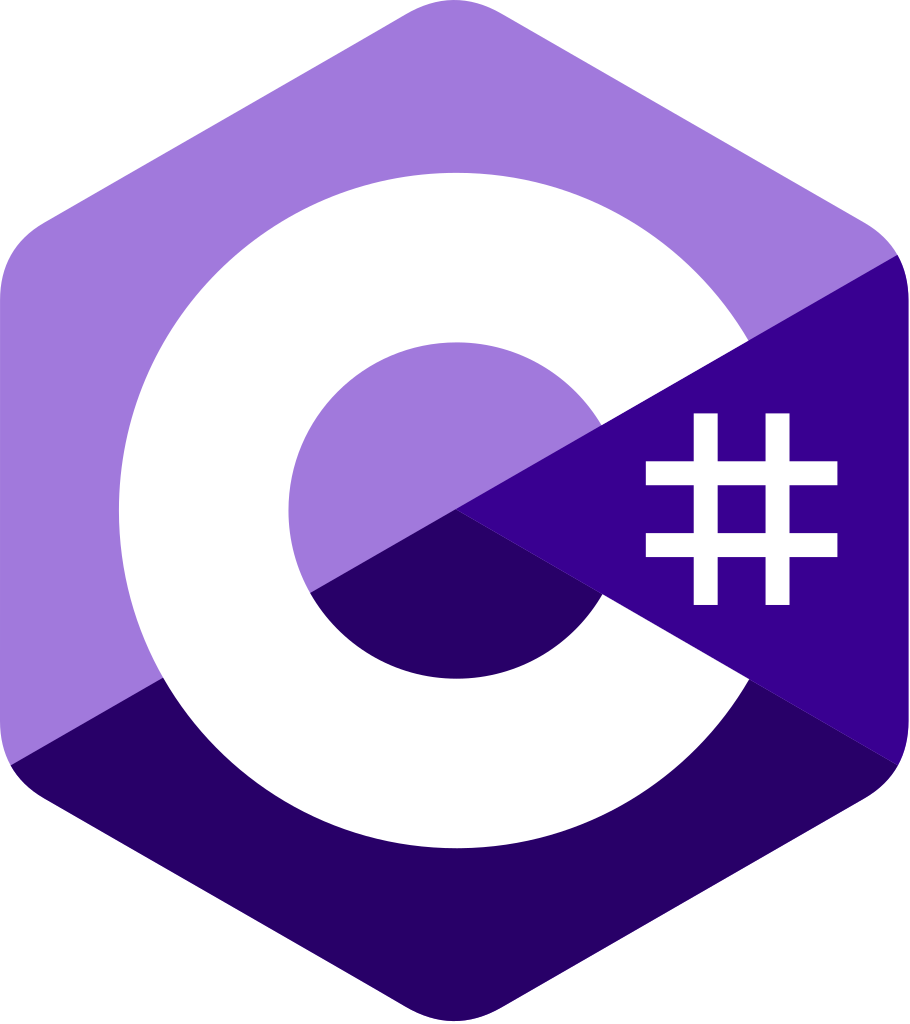C# logo for an age calculator in C# tutorial