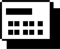 Calculator icon for calculating age in decades