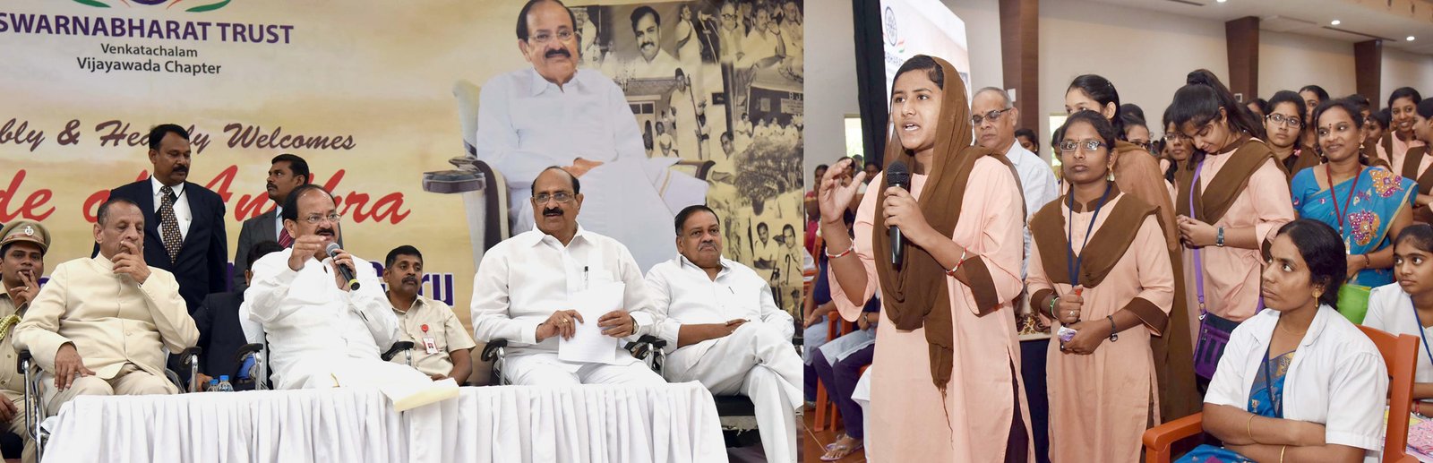 Students undergoing skill development and vocational training in India