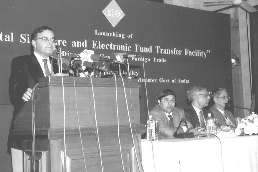 Government of India event related to DGFT digital signature and electronic fund transfer facility