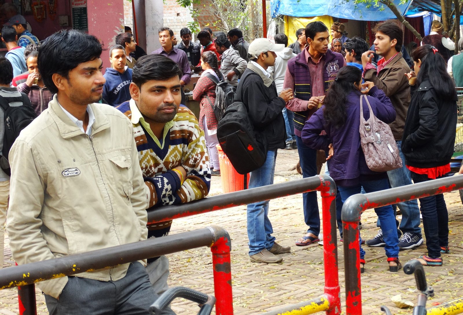 Students at Banaras Hindu University in India