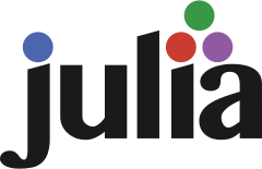 Age calculator in Julia programming language logo