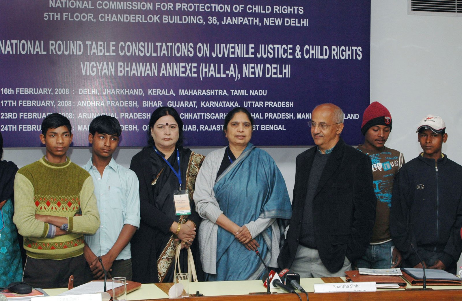 Juvenile justice and child rights consultation in India