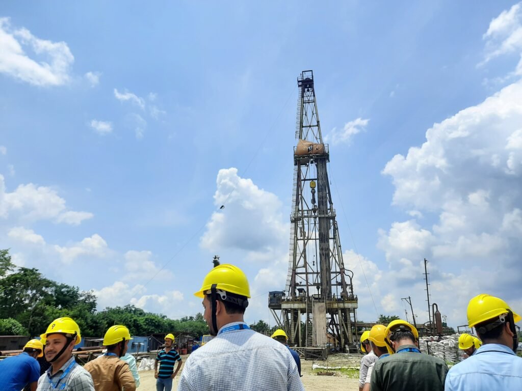 Drilling rig used for mineral exploration in India
