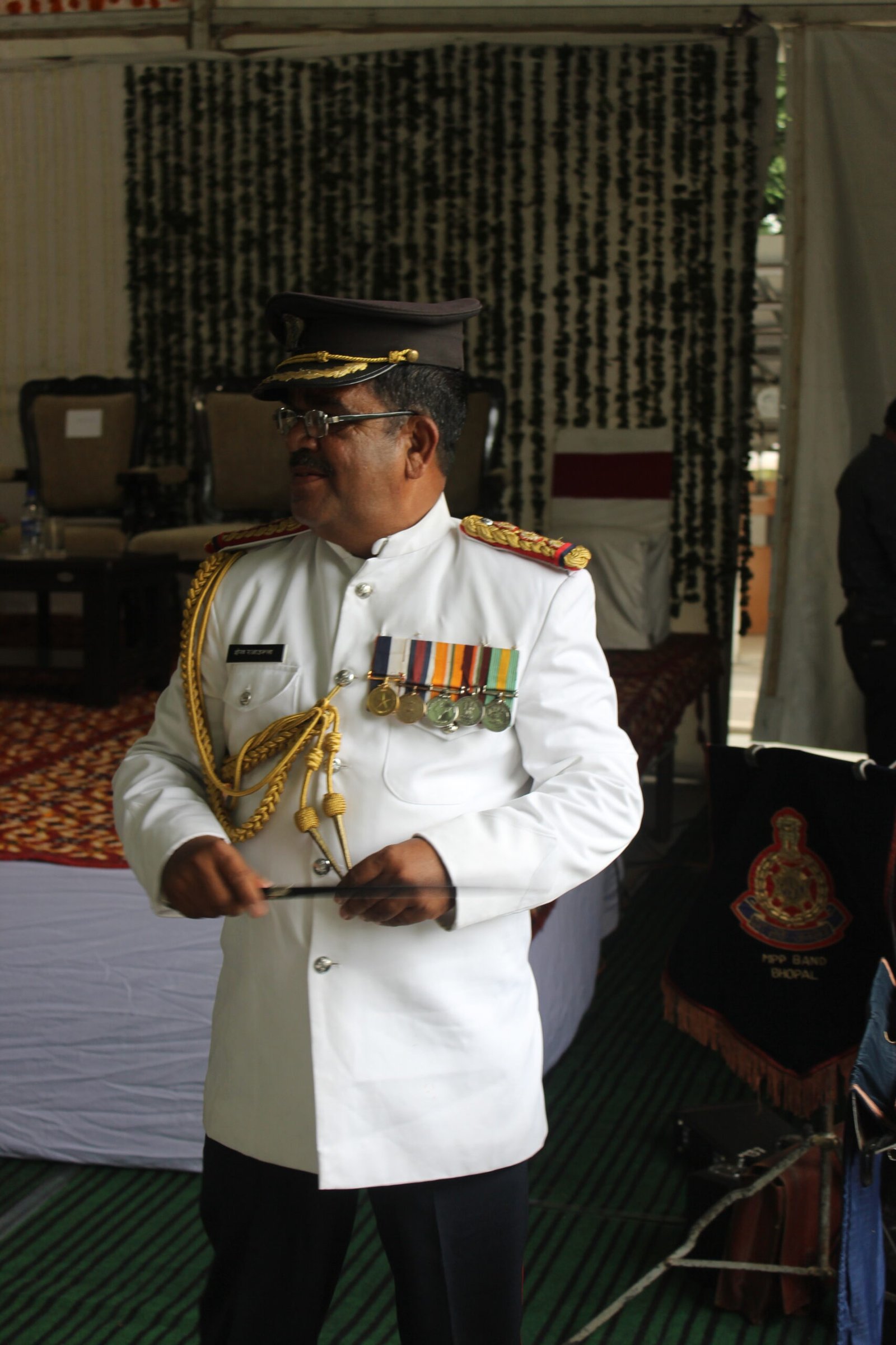 Madhya Pradesh Police personnel during an official event