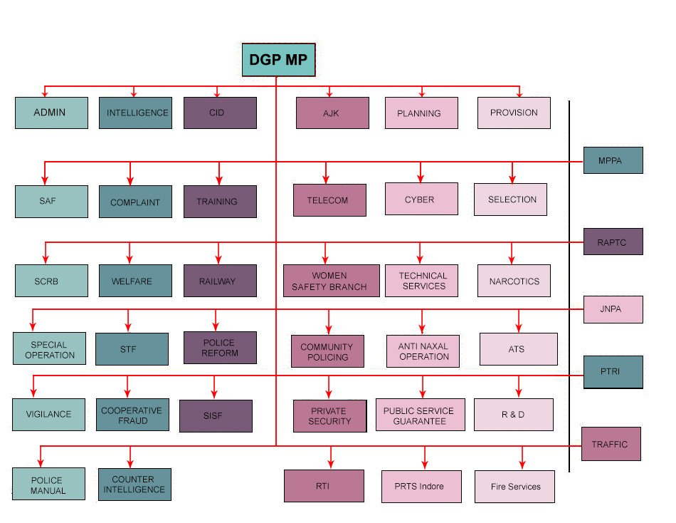 Madhya Pradesh Police organizational structure