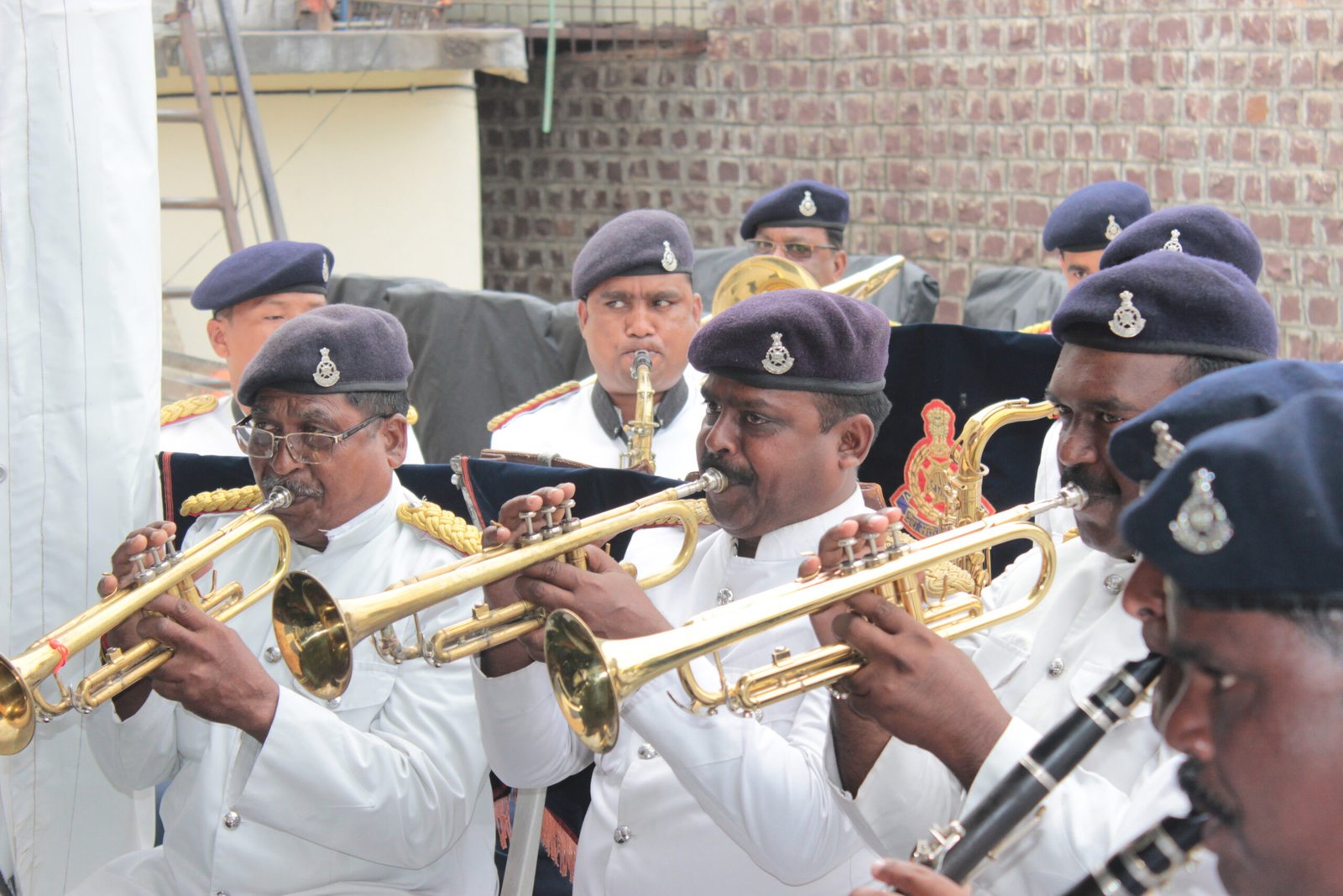 Madhya Pradesh Police personnel in formation