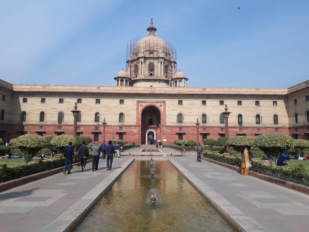 North Block of the Central Secretariat on Raisina Hill, New Delhi