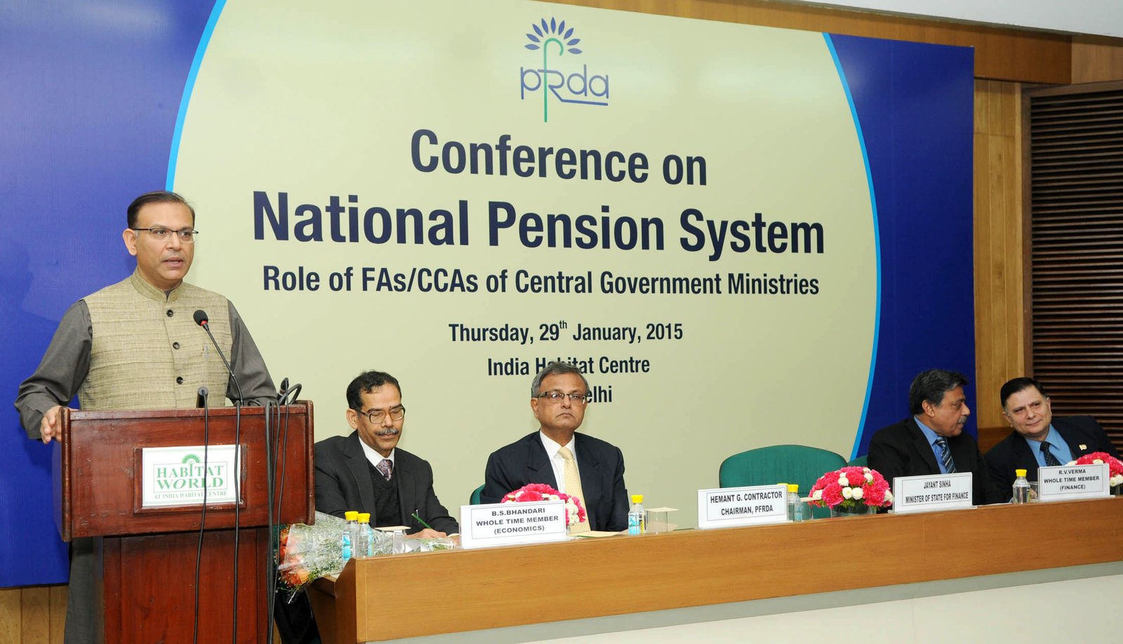 National Pension System conference organised by PFRDA in New Delhi