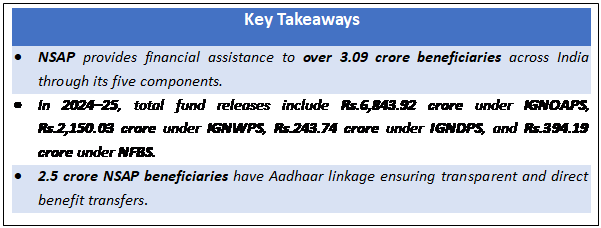 National Social Assistance Programme social security framework infographic