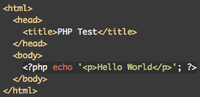PHP code example displayed in a programming tutorial