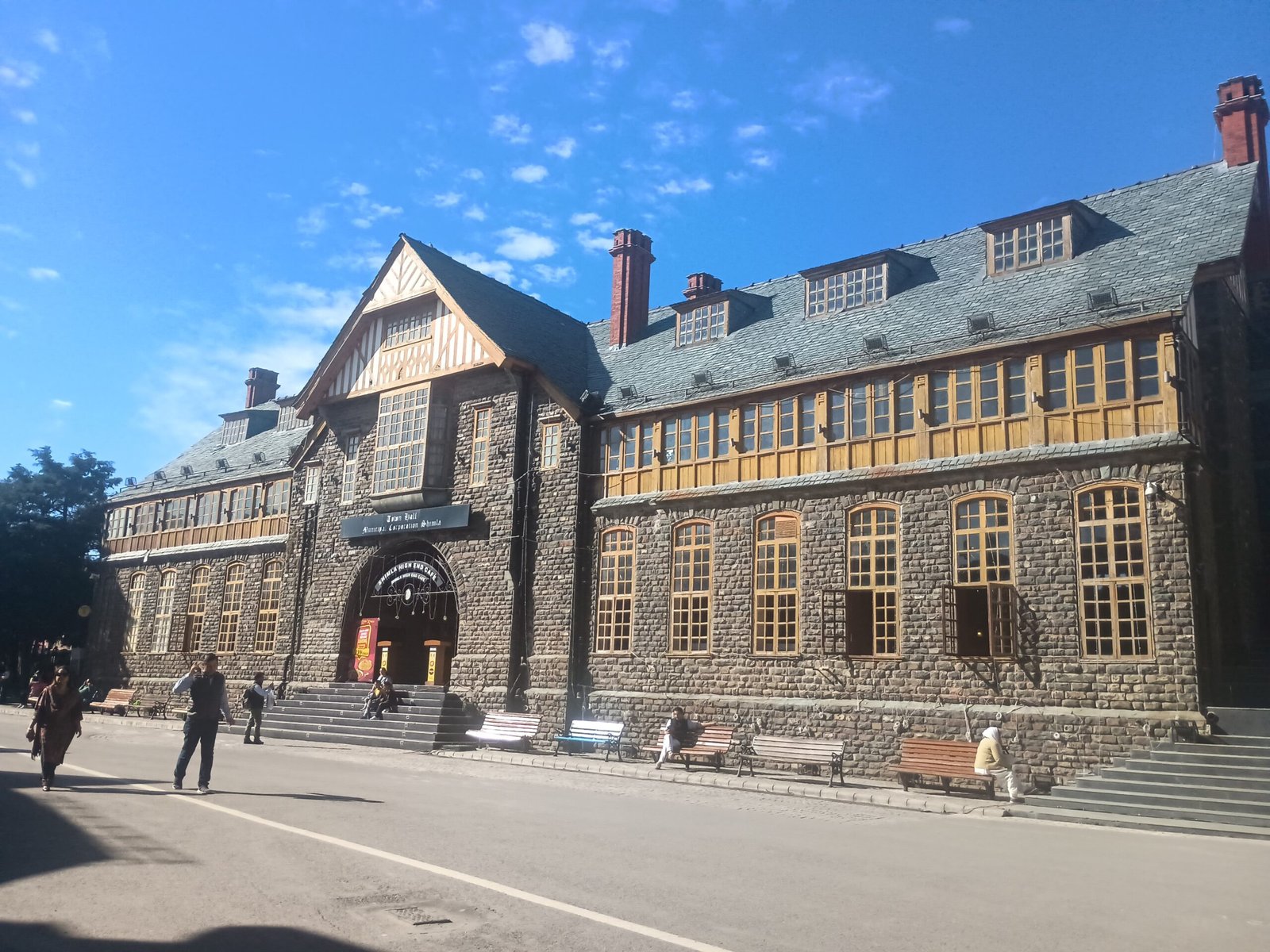 Shimla Town Hall on the Mall Road