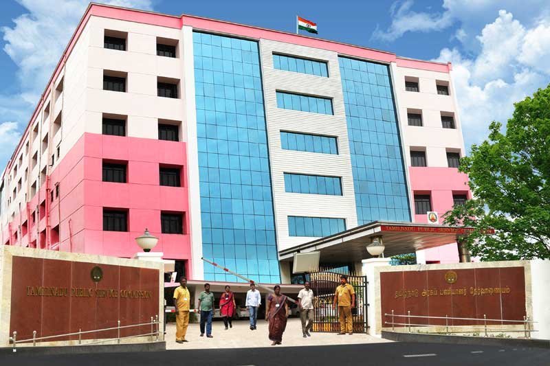 Tamil Nadu Public Service Commission office building in Chennai