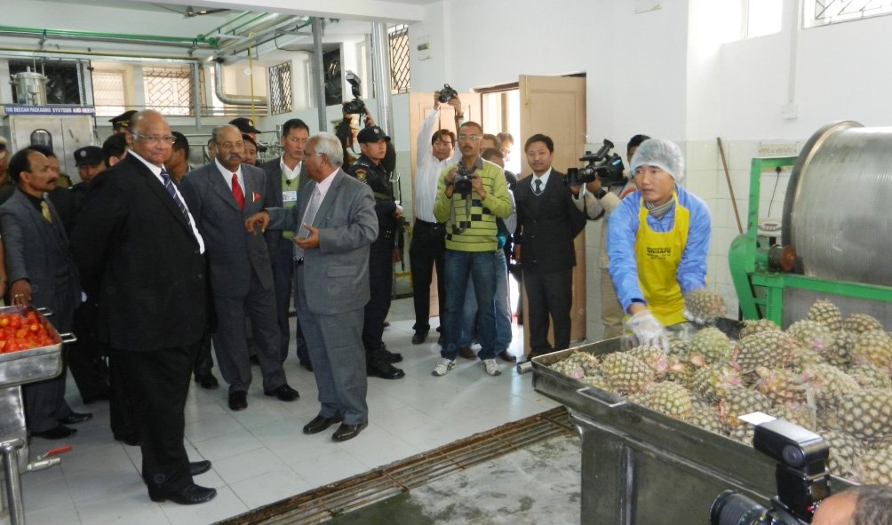 Fruit processing unit at a College of Agriculture Engineering and Post Harvest Technology in Sikkim