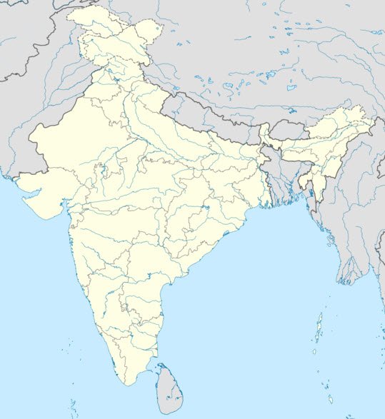 Map of India used as geographic context for state-wise alcohol age rules