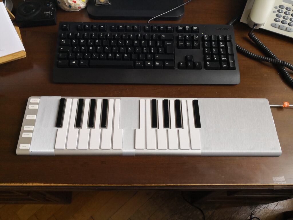 Michela stenotype machine used for shorthand transcription